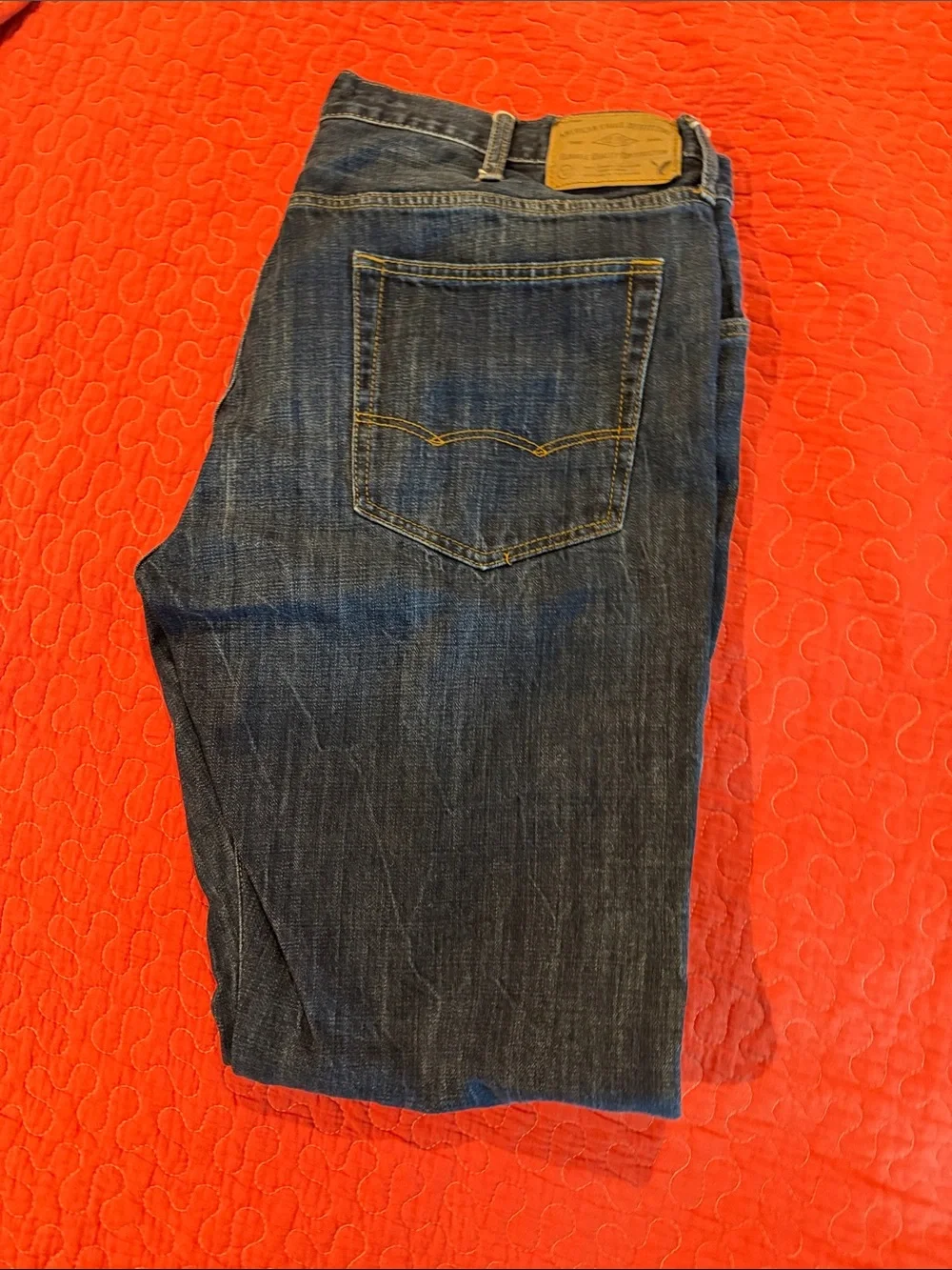 American Eagle Outfitters Men's Indigo Straight Jeans